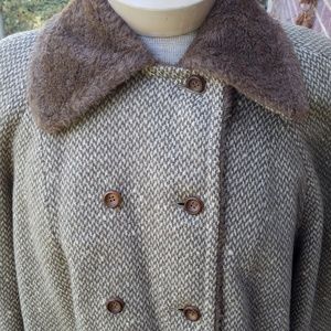 vintage wool pea coat